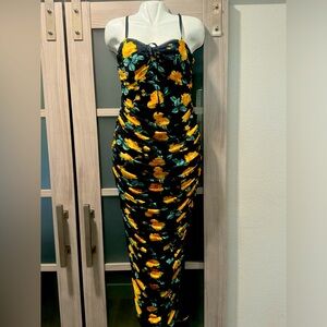 Venus , maxi dress. Stretchy , zip up back, Never worn